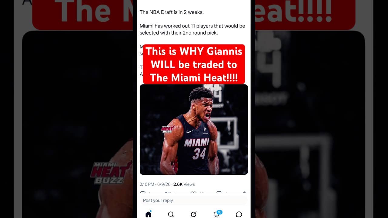 One of the main reasons why Giannis Antetokounmpo will be traded to the Miami Heat! #nba #fyp #short