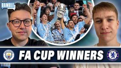 MAN CITY WIN THE FA CUP... DOMESTIC TREBLE NEXT?