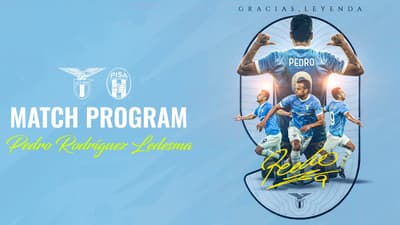 📘 PEDRO AL MATCH PROGRAM DI LAZIO-PISA