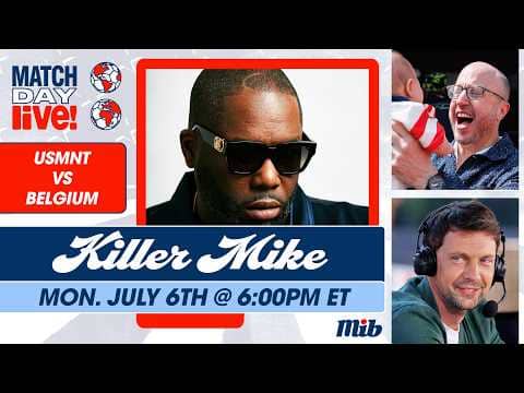 USMNT vs. Belgium LIVE Pre-Match Show w/ Killer Mike, USWNT legend Becky Sauerbrunn | Match Day Live