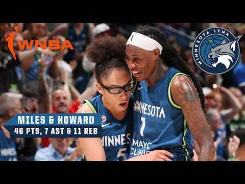 LYNX POWER DUO π₯ Olivia Miles & Natasha Howard DROP 46 PTS vs. Storm π¨ | WNBA on ESPN