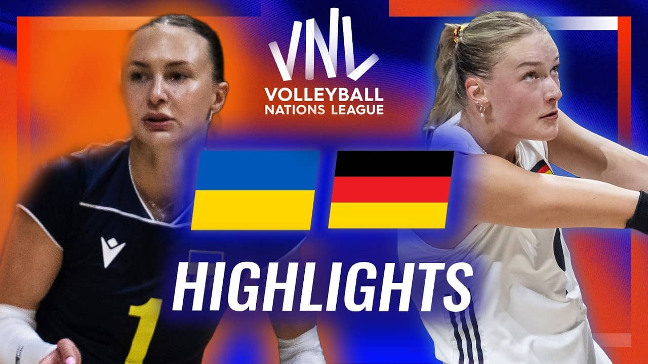 Ukraine πΊπ¦ vs. Germany π©πͺ - Highlights | Week 1 | Women's VNL 2026