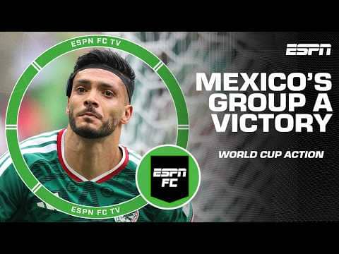 Mexico win World Cup opener over South Africa in Group A! ⚽ | ESPN FC