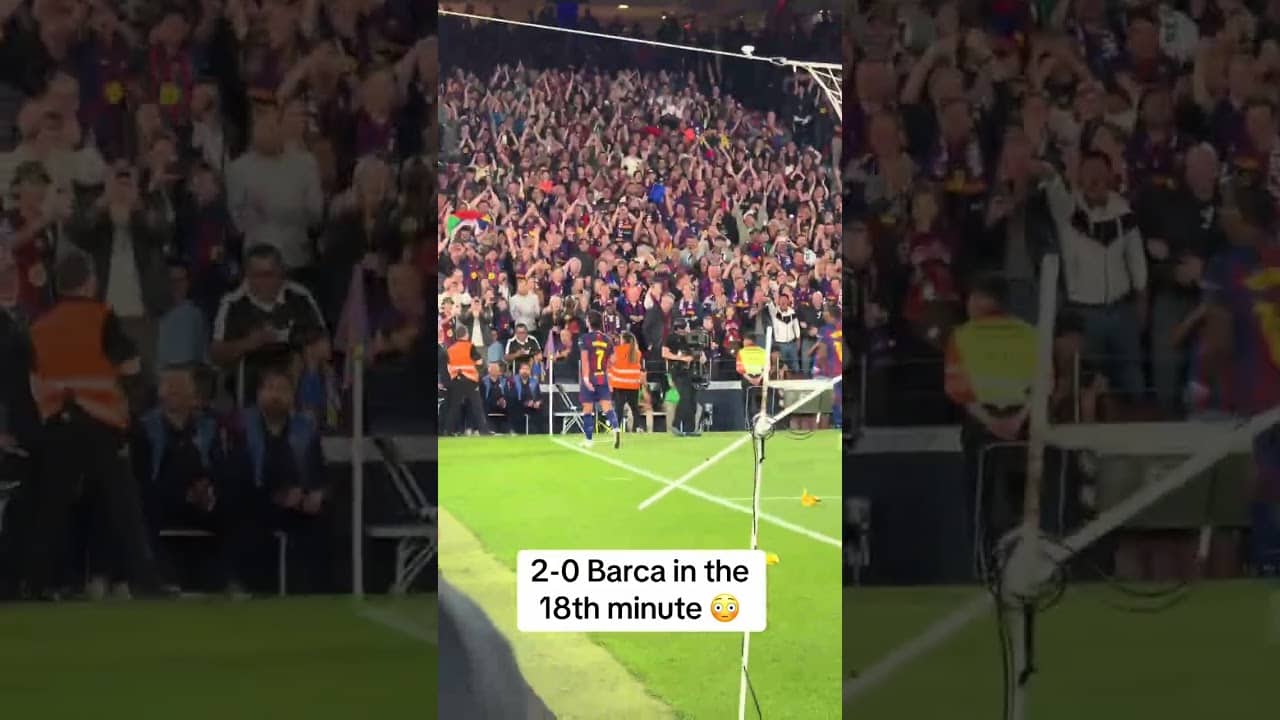 Barca are running rampant in El Clasico š„