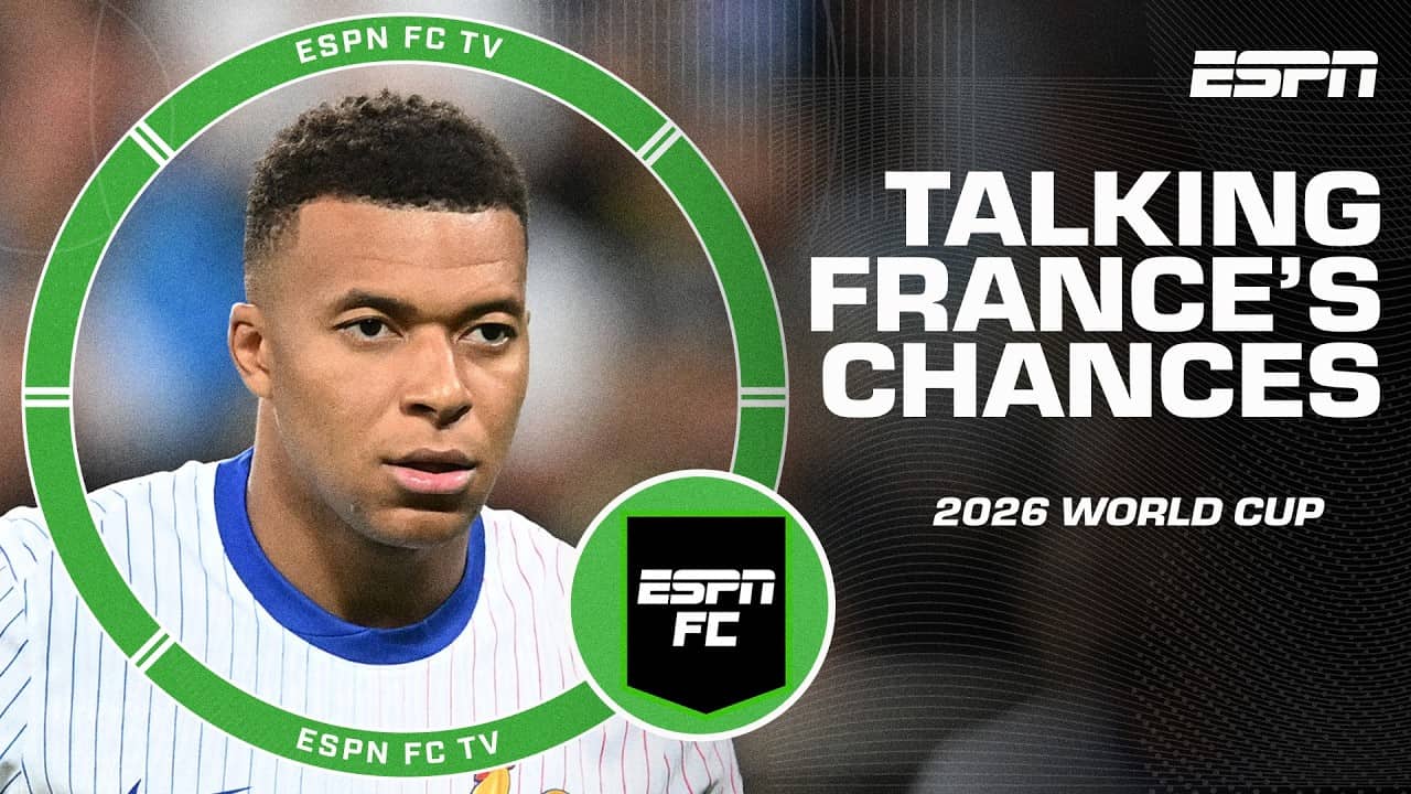 Confidence levels in France winning the 2026 World Cup π | ESPN FC
