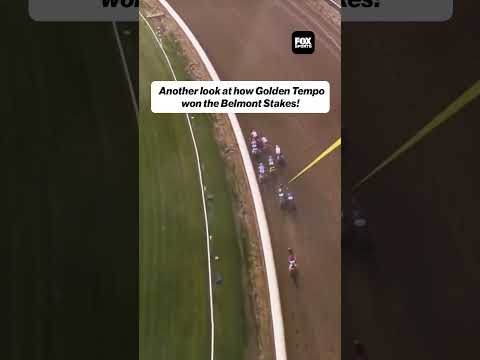 A look at Golden Tempo's Belmont Stakes victory!