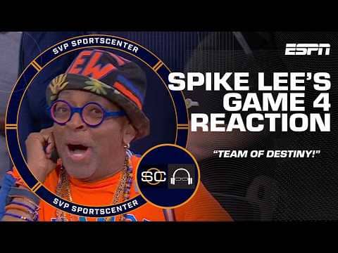TEAM OF DESTINY 𤩠Spike Lee is ECSTATIC after the Knicks' EPIC GAME 4 COMEBACK š
| SC with SVP