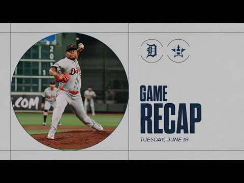 Tigers vs. Astros Highlights | 6/16/26