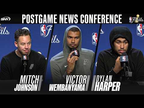 Victor Wembanyama, Mitch Johnson and Dylan Harper on how Spurs let Game 4 of NBA Finals slip away