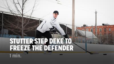 Stutter Step Deke To Freeze The Defender