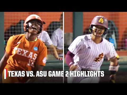 Game 2: Texas vs. Arizona State | Super Regional Highlights | ESPN College Softball