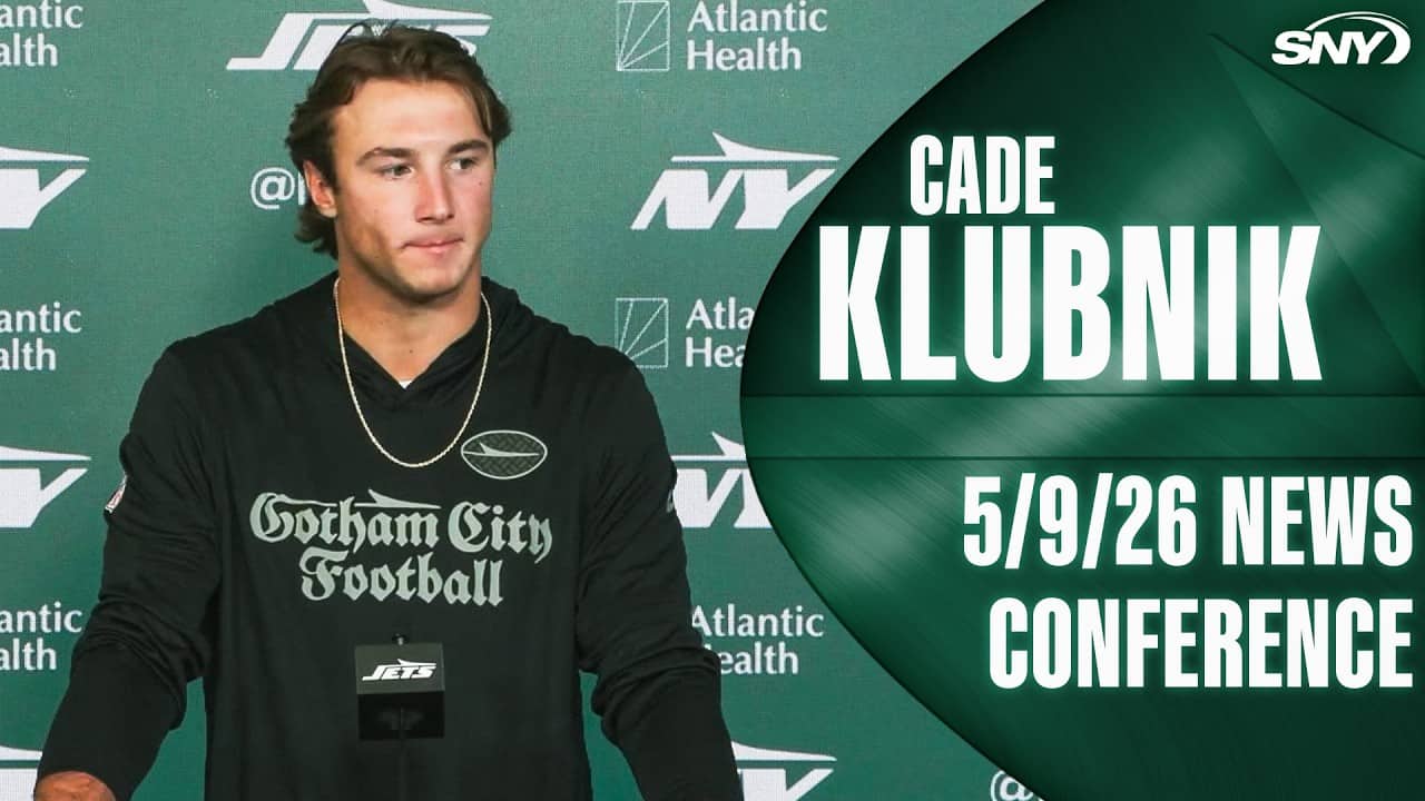 Jets rookie signal caller Cade Klubnik on what it’s like for the QBs at rookie minicamp