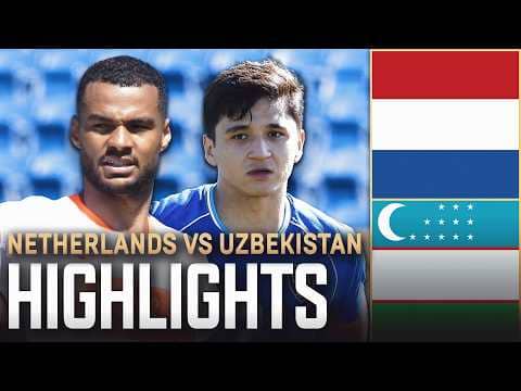Netherlands vs Uzbekistan Highlights 🌎🏆 International Friendly