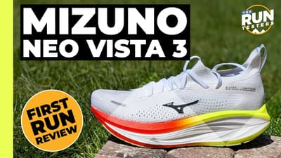 Mizuno Neo Vista 3 First Run Review | A welcome update that improves the ride