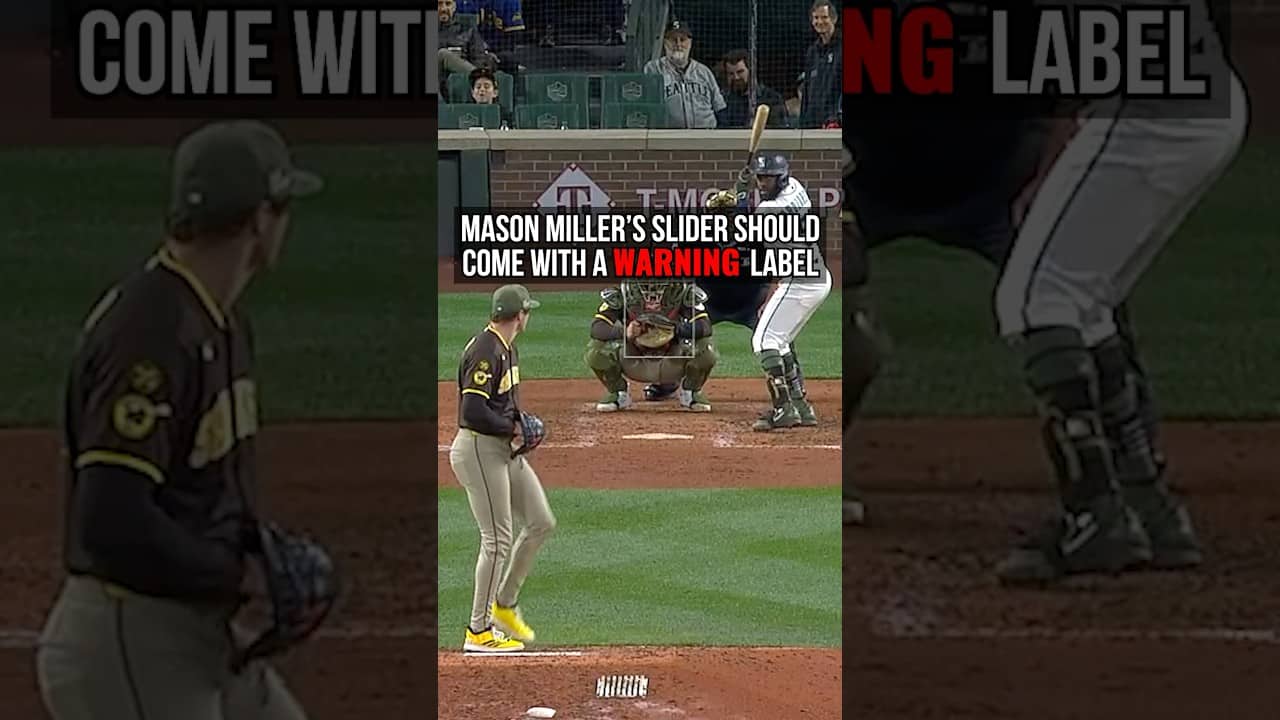 Mason Miller's slider should come with a warning label.