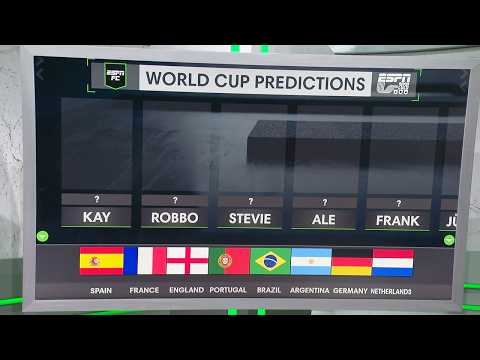 ESPN FC’s 2026 World Cup PREDICTIONS ✍️