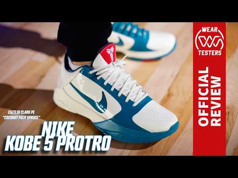 Nike Kobe 5 Protro X Caitlin Clark PE Coconut Milk Spruce