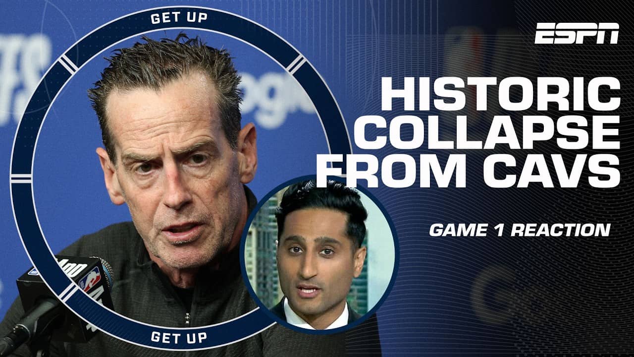 'TOTAL COLLAPSE!' š - Shams Charania's take on the Cavs' Game 1 loss to the Knicks | Get Up