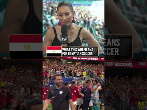 Scenes as Egypt advances to the Round of 16 🇪🇬