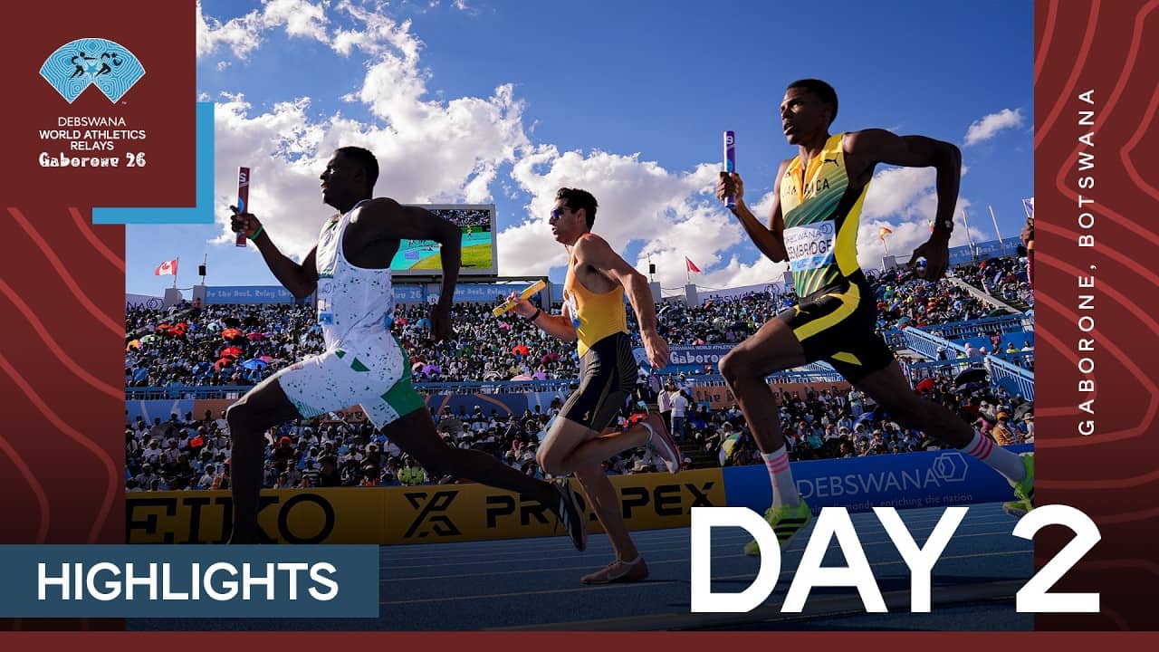 Electric showdowns light up Gaborone - Full Highlights Day 2 | World Athletics Gaborone Relays 26