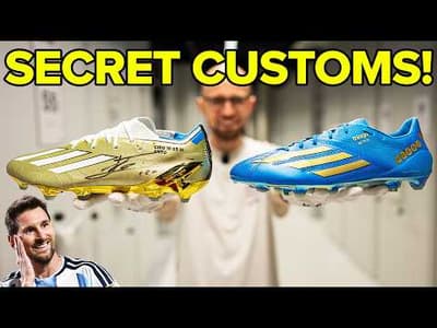 I saw ALL Messi's SECRET custom boots