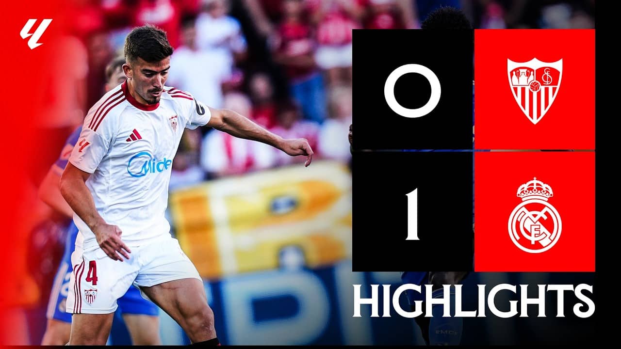 Sevilla FC-Real Madrid (0-1) LALIGA | Resumen