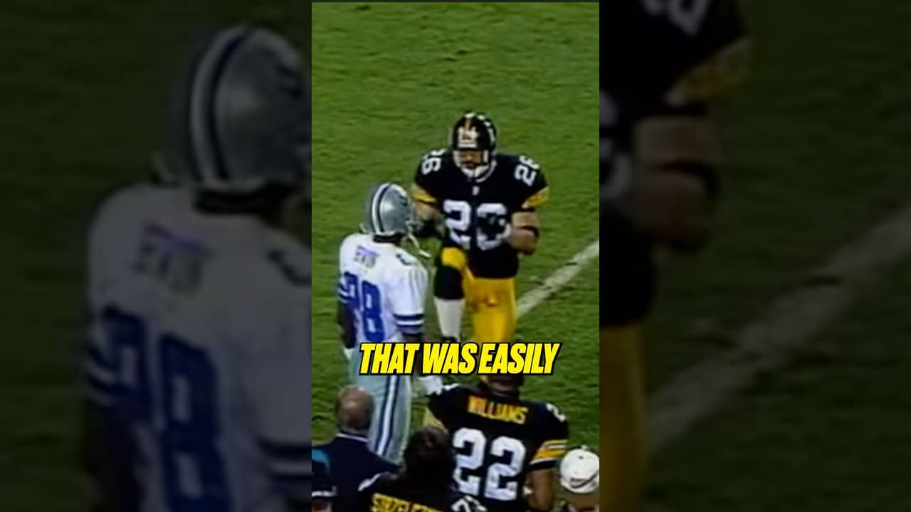 Levon Kirkland didn’t back down against Emmitt Smith and the Dallas Cowboys #nfl #cowboys