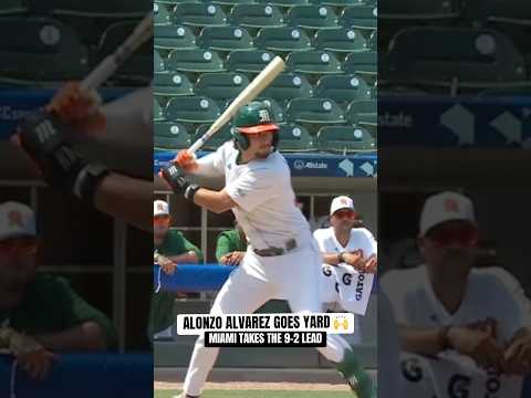 Zo’s second homer of the day 🔥#miami #baseball #collegebaseball #ncaabaseball #collegesports