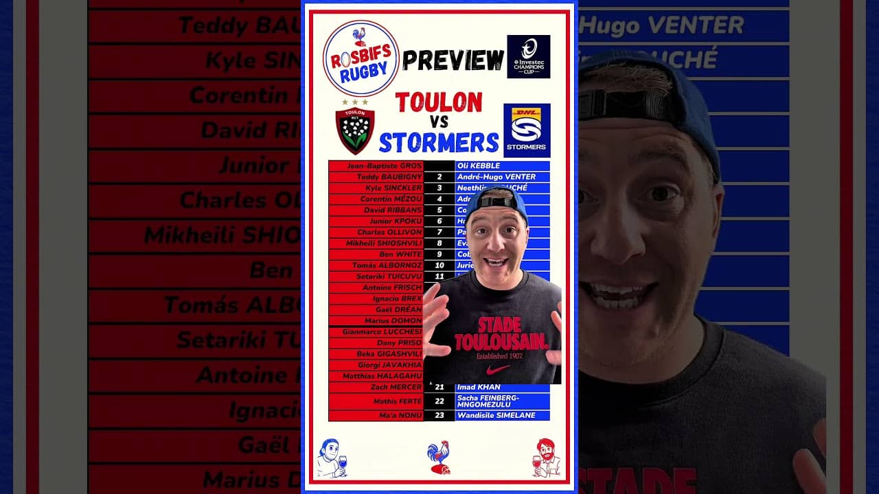 🏴☠️TOULON v STORMERS 🌪️