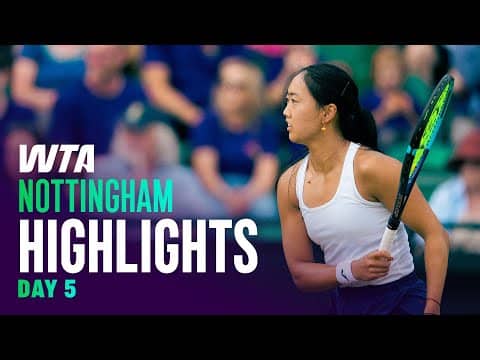 Day 5 in Nottingham featuring Golubic, Pliskova, Bouzkova and more | WTA Match Highlights