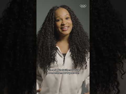 Wise words from Rebeca Andrade on #OlympicDay ❤️ Be yourself, enjoy and #LetsMove!