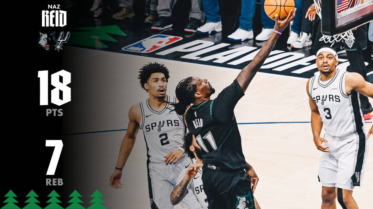 Naz Reid With 18 Points Off The Bench Vs The San Antonio Spurs | 05.15.26