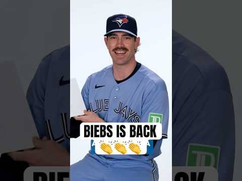 Bieber fever is rising 📈 Welcome back, Shane Bieber! #MLB #Toronto #BlueJays