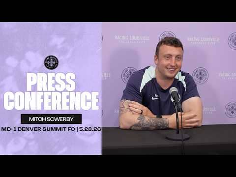 'Let's stick together, let's see it out' | Mitch Sowerby Press Conference | MD-1 Denver | 5.28.26