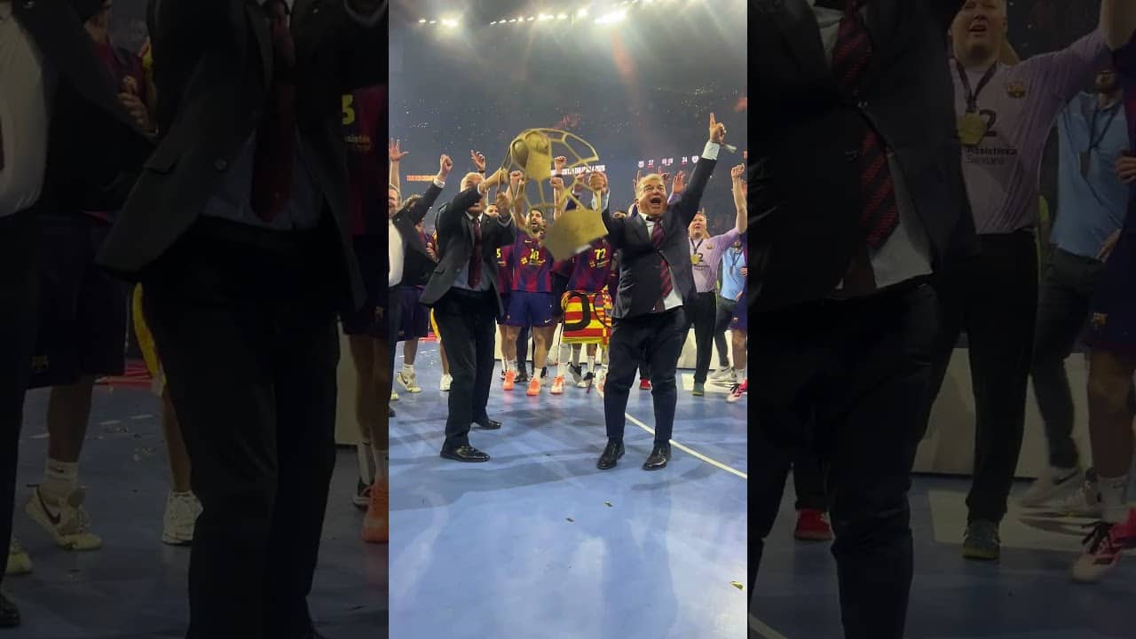VISCA EL BARรA!!! ๐โค๏ธ๐ #shorts #fcbarcelona