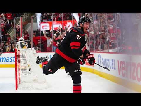 GORGEOUS goal SEALS Game 5 for CAROLINA!