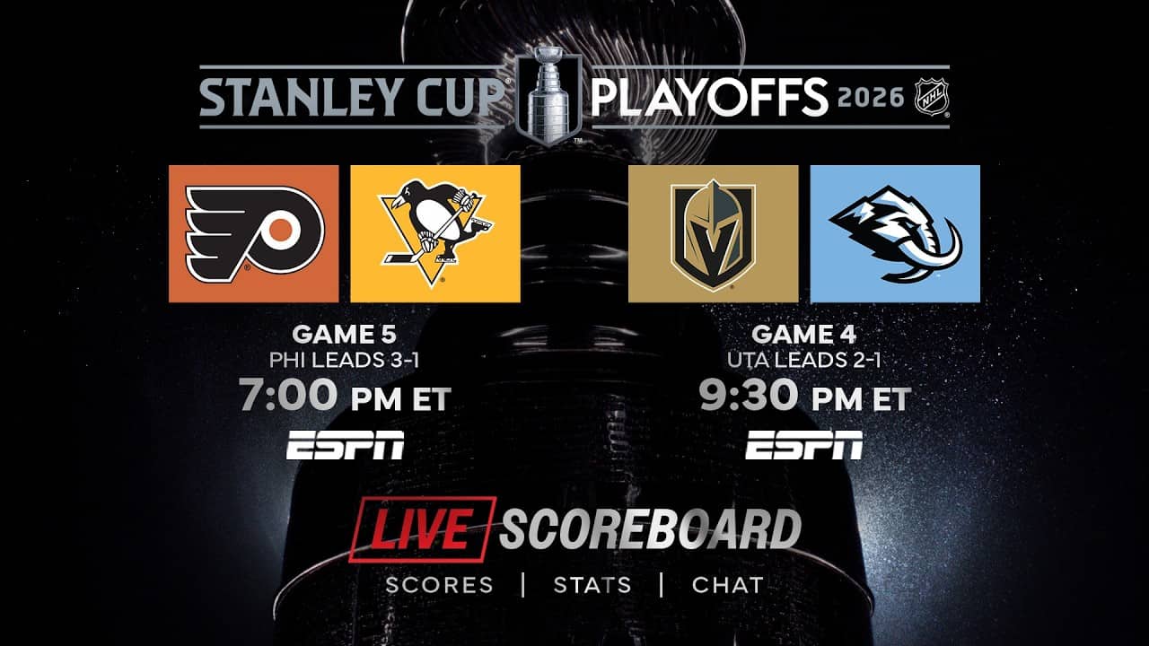 π LIVE Stanley Cup Playoffs Round 1 Scoreboard & Chat 4/27 ππ₯
