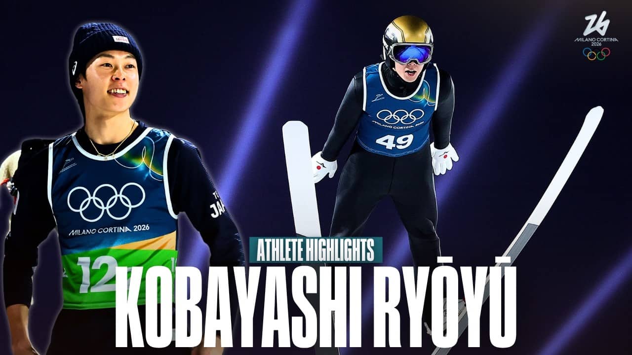 Flying High!🎿🇯🇵 Kobayashi Ryōyū at Milano Cortina 2026 | Athlete Highlights