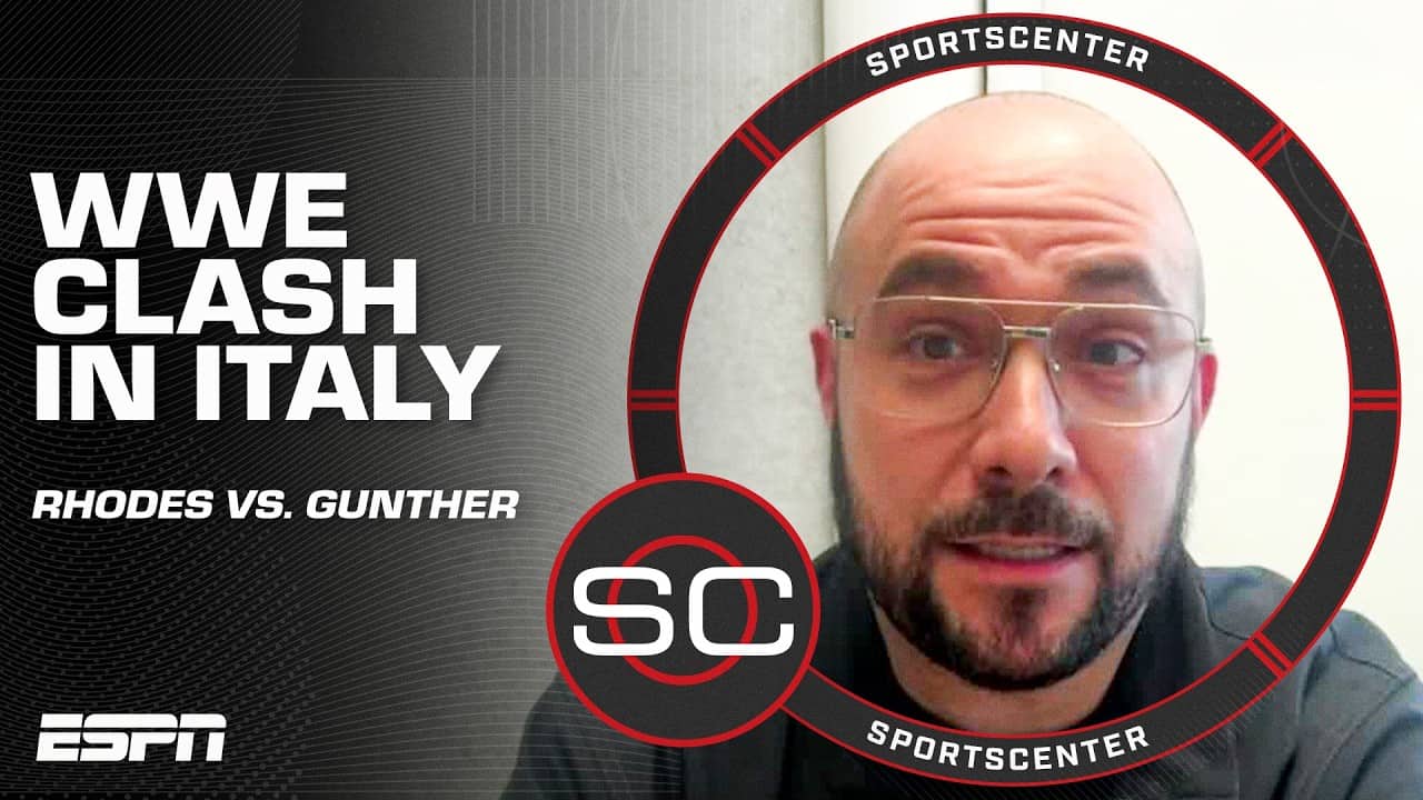 Peter Rosenberg joins SportsCenter to discuss WWE Clash in Italy ๐ฎ๐น