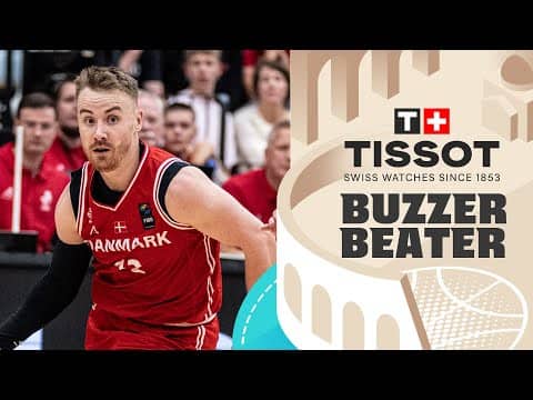Adam Heede-Andersen | π¨ TISSOT Buzzer Beater | FIBA Basketball World Cup 2027 European Qualifiers