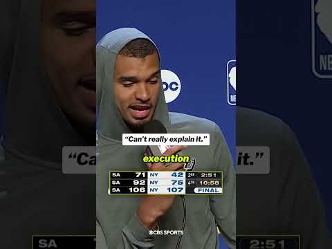 Wemby and the Spurs held a 29-point lead at one point. #spurs #nbafinals #wemby