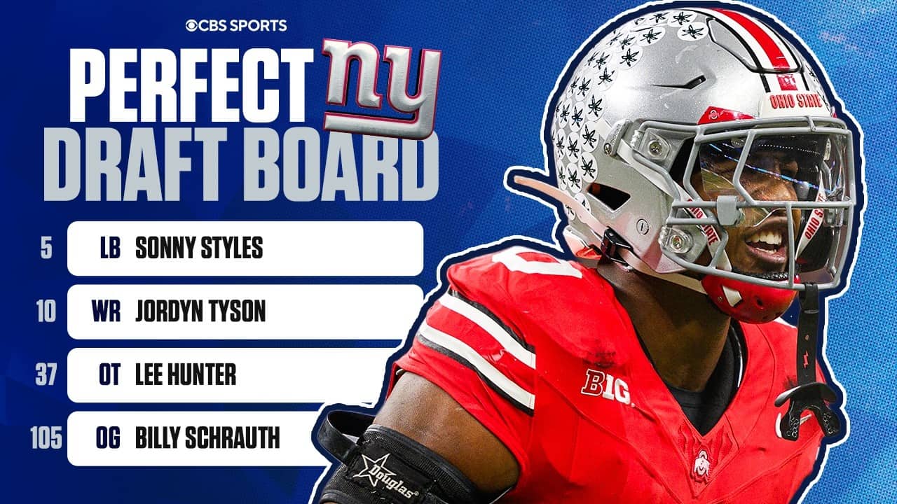 Perfect NFL Draft board for New York Giants after Dexter Lawrence trade