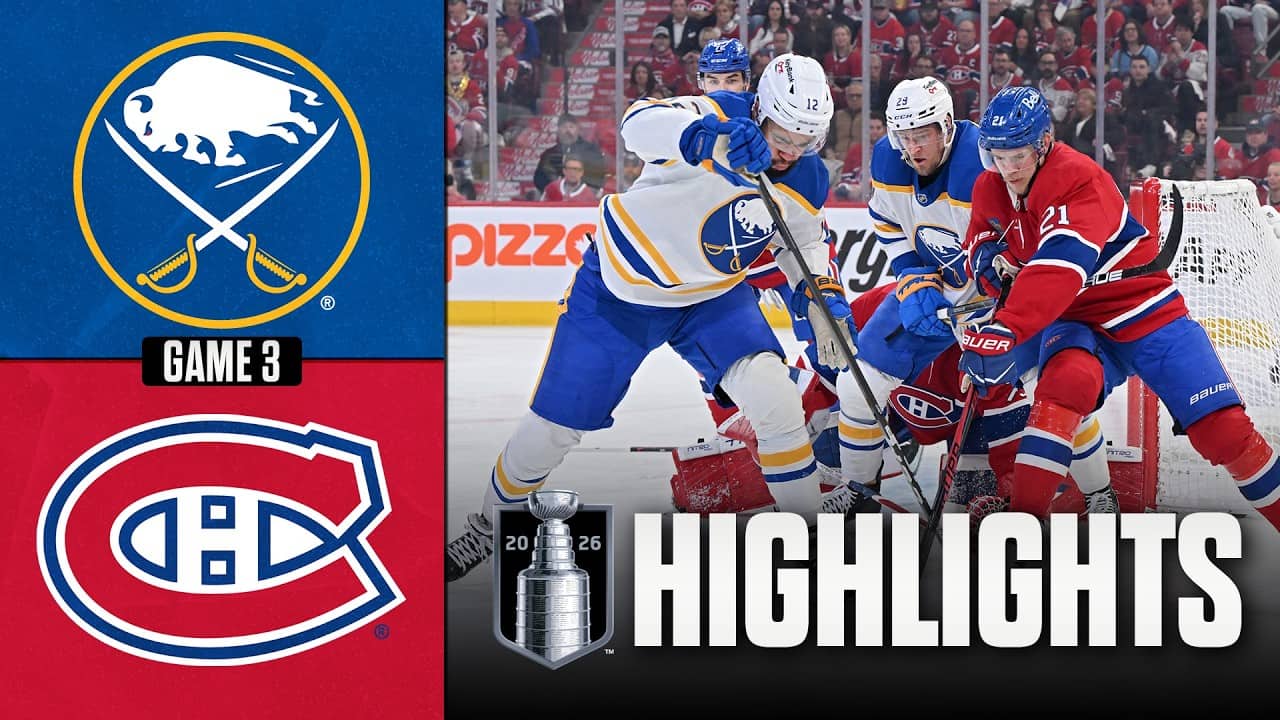 Sabres vs. Canadiens | NHL Playoff Highlights | Game 3 | May 10, 2026