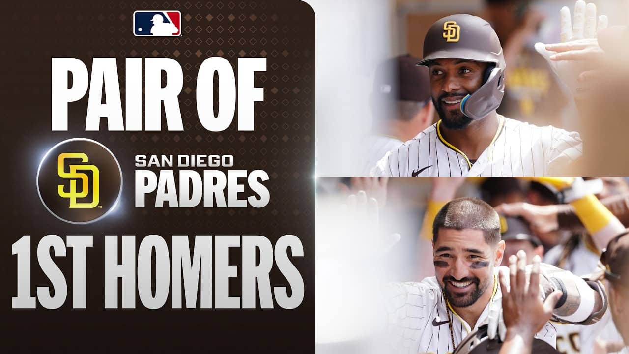 Miguel Andujar and Nick Castellanos BOTH crush their first Padres home runs in the same inning! ๐ฅ