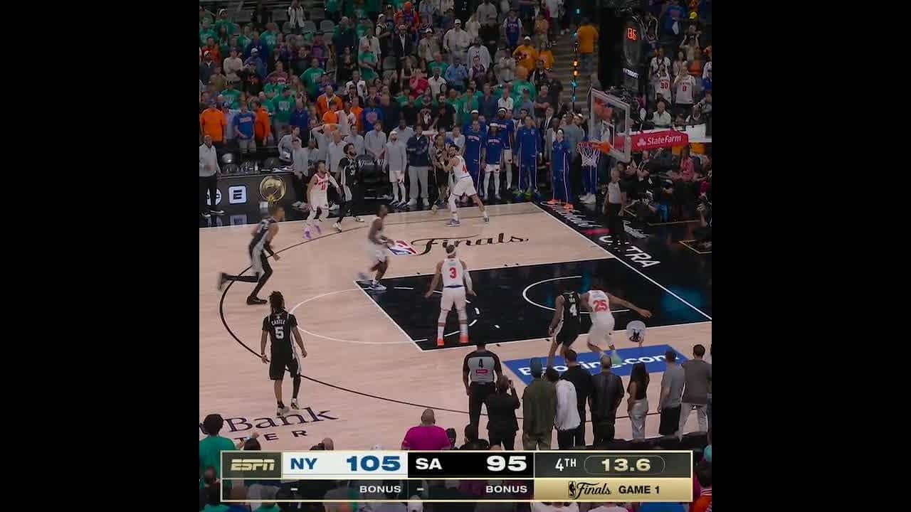 KNICKS TAKE GAME 1 OF THE 2026 NBA FINALS šØ