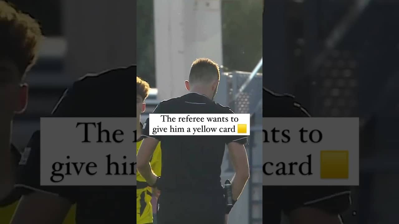 Ref, you forgot something! 😭🟨