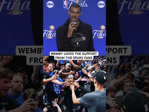 Wemby talks about the joy it’s been to watch the Spurs fanbase come together