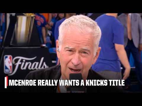 John McEnroe pleads with the Knicks to take home this championship š | NBA Tip-Off