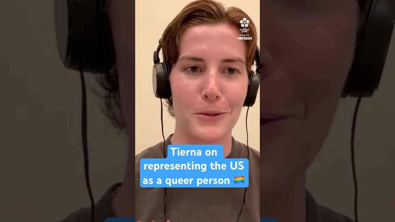 USWNT defender Tierna Davidson on what it means to represent the US right now as a queer person
