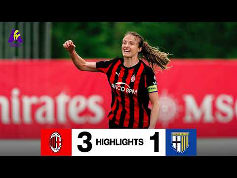 Parisi e doppietta di Grimshaw | Parma-AC Milan 1-3 | Serie A Women Highlights